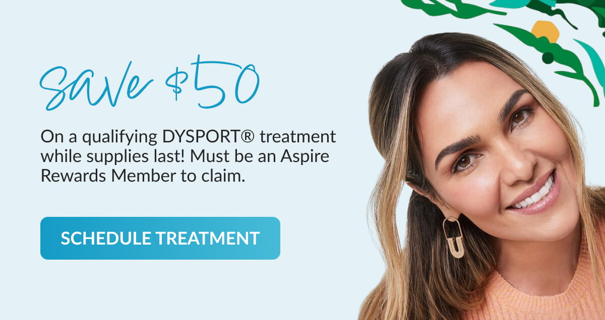 Save $50 on qualifying Dysport treatments in May | Boston Medical Aesthetics
