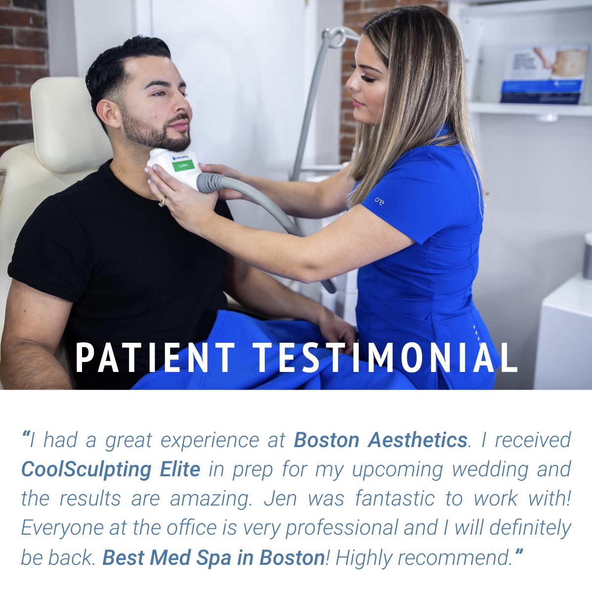 A Coolsculpting Elite testimonial