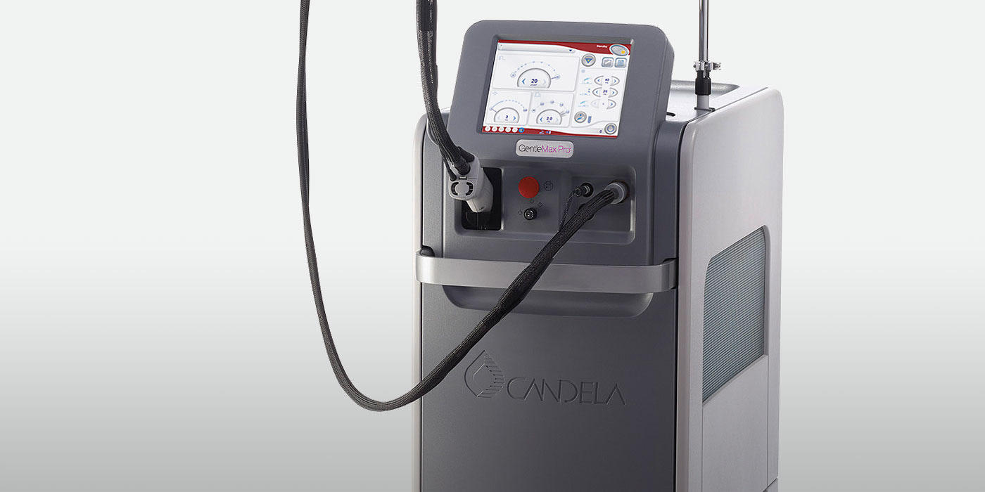 laser pigmentation treatment patient model receiving treatment